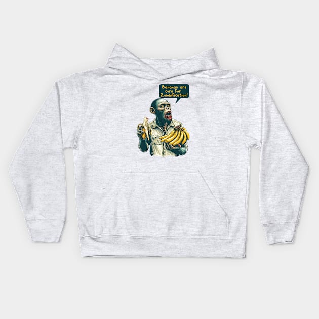 Bananas Are Cure Kids Hoodie by Trendsdk